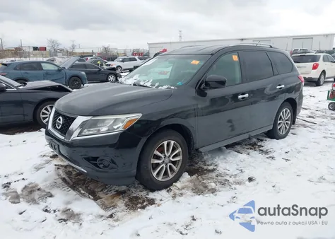 2015 Nissan Pathfinder S из США, поврежденный, VIN 5N1AR2MMXFC653280
